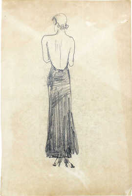 Дейнека Александр Александрович. Набросок женской фигуры 